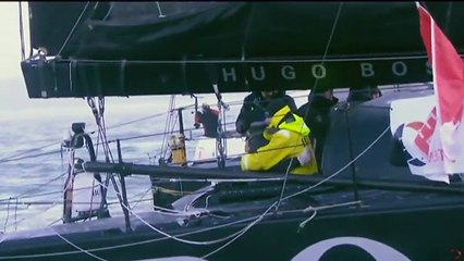 Revivez l'arrivée aux Sables-d'Olonne d'Alex Thomson, deuxième du Vendée Globe