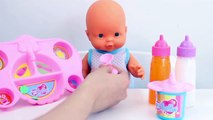 527 Nenuco Baby Doll Lunch Time Play Doh Food Girl Baby Doll Bathtime Newborn Care Toy Videos YouT