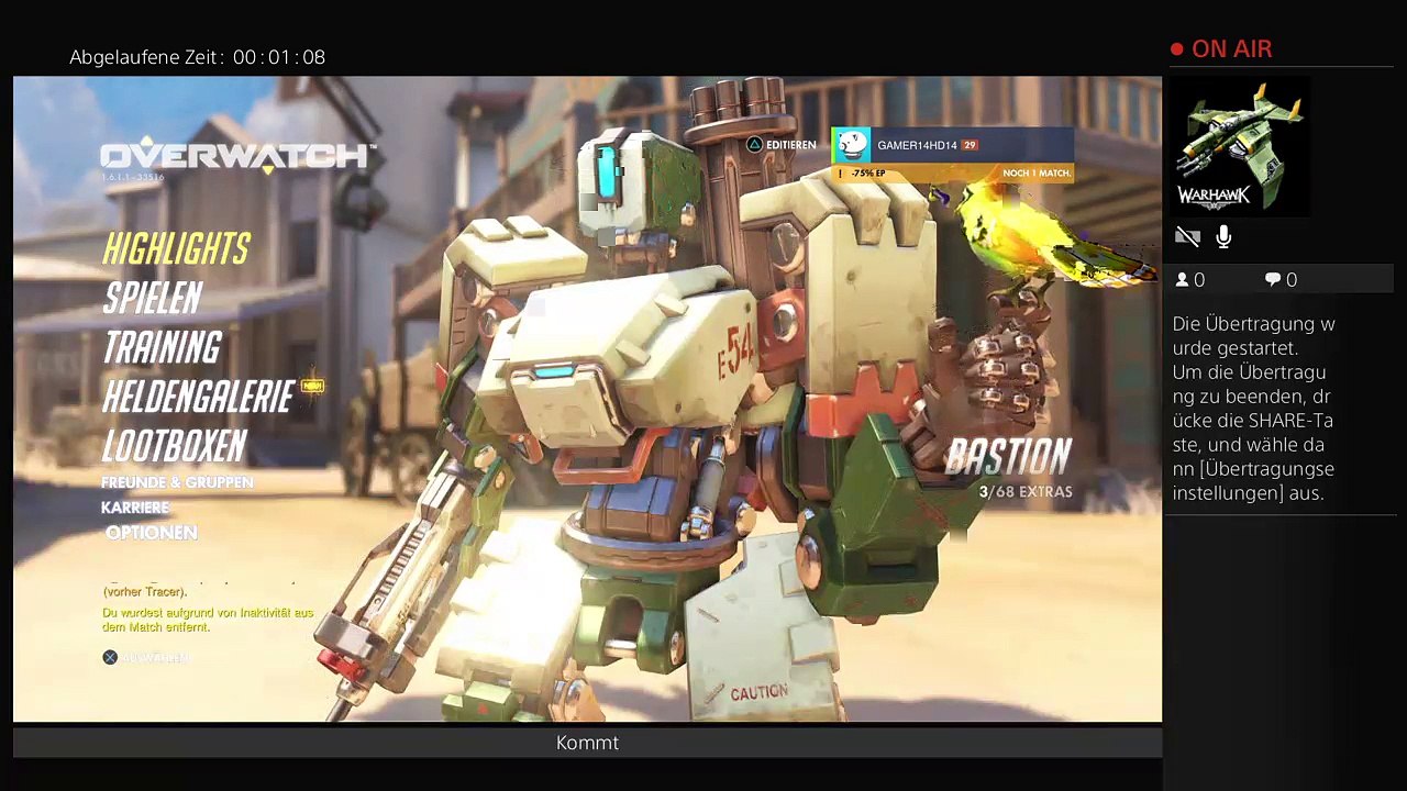 Overwatch live steam Gamer14 (3)