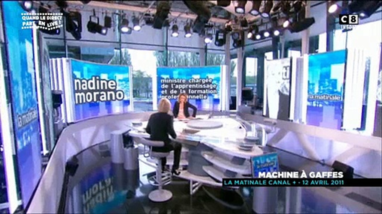 Lors de la matinale de Canal Plus, Nadine Morano confond Renaud et Renault - Regardez