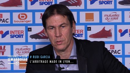 OL- OM : Garcia ne veut pas polémiquer sur l'Arbitrage