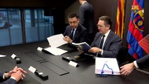 El FC Barcelona i Caixabanc renoven el seu acord