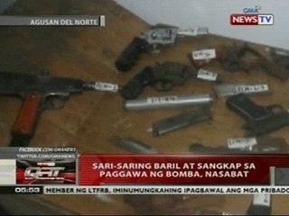 QRT: Sari-saring baril at sangkap sa paggawa ng bomba, nasabat
