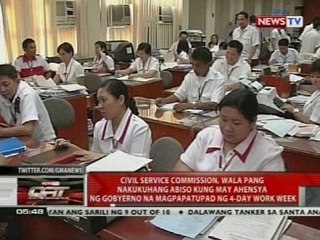 Pagpapatupad ng 4-day work week sa gobyerno, sana'y panandalian lang ayon sa ECOP