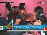 13 bar sa Bulacan na nakitaan ng umano'y paglabag sa batas, sinalakay