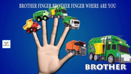 Мусоровоз Игрушечный Мультфильм Finger Семья Потешки Для Детей | Грузовик Палец Семейные Песни