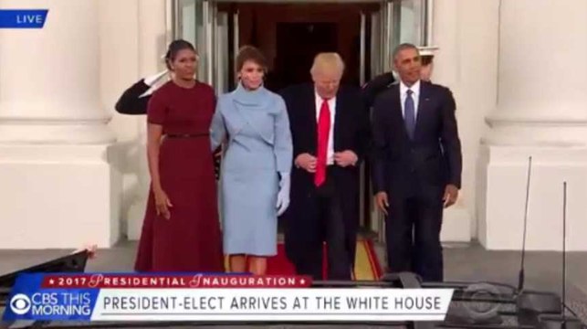 Barack Obama accueille Donald Trump à la Maison-Blanche