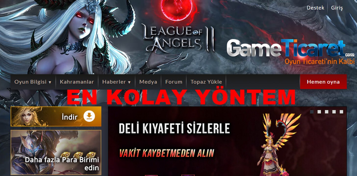 League of Angels 2 Topaz Nasıl Alınır? League of Angels 2 Topaz Kodları Nereden Yüklenir?