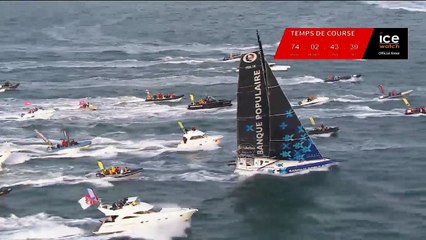 D74 : Arrival of the winner : Armel Le Cléac'h