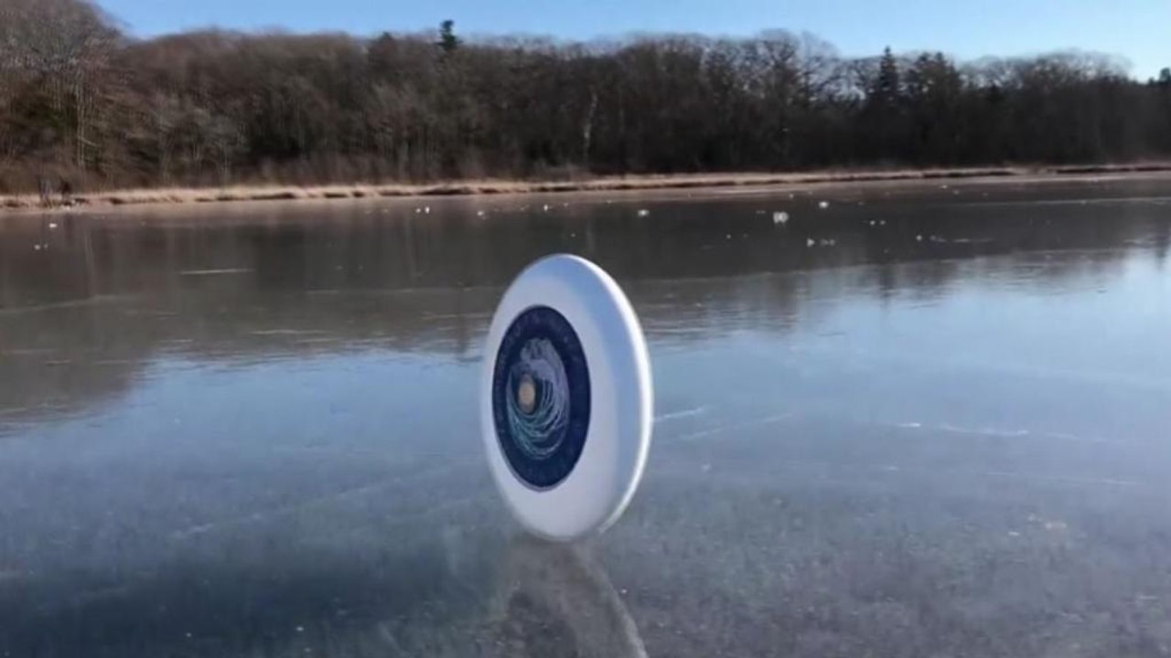 A new way to use a frisbee?