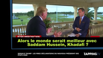 Donald Trump : Revivez les pires déclarations du nouveau Président des États-Unis