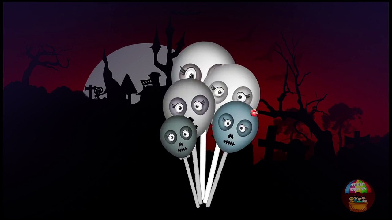 Scary Ghosts finger family | Finger Family Funny Ghosts Nursery Rhyme ★ Daddy finger