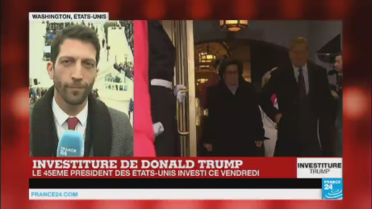 Gallacher Fenwick : "Les plus hauts dignitaires du pays sont arrivés à l'inauguration de Donald Trump"