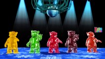 Gummy Bear & Gummy Dinosaurs VS Gummy Gorilla Finger Family | More Nursery Rhymes For Children