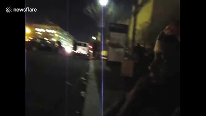 Woman, 19, filmed camping out ahead of Obama's inauguration in 2009