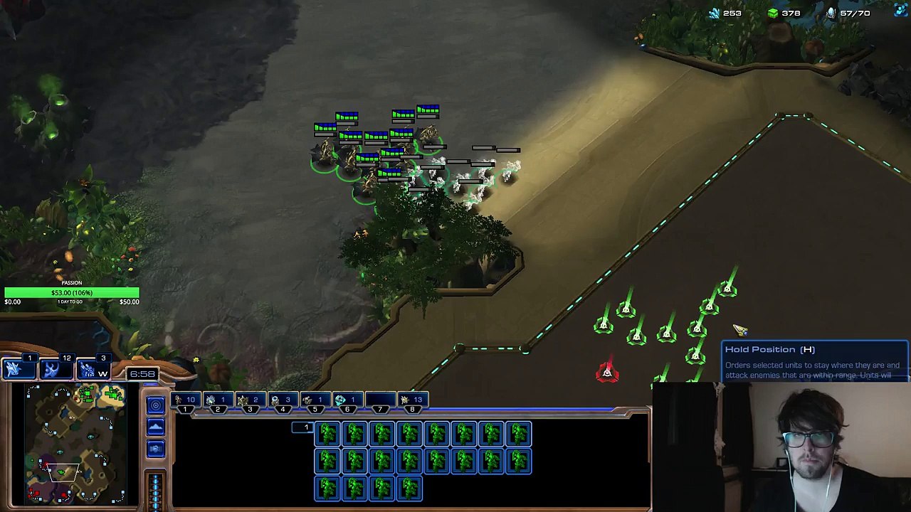 Quand NaNiwa split ses adeptes - StarCraft II