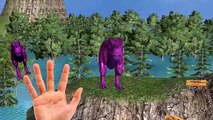 Colors King kong Finger Family - Dinosaurs Wild animals Finger Family 3d Nursery Rhymes Animation
