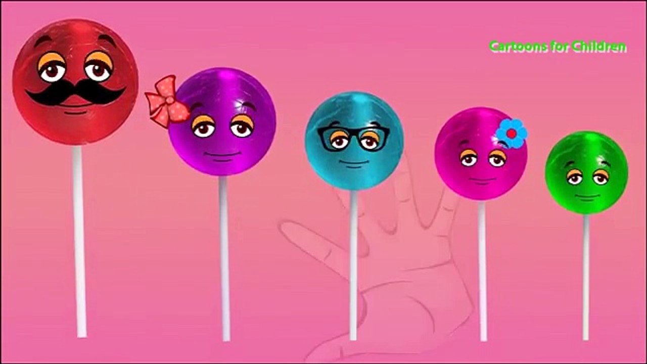 Candy Lollipop Finger Family Song | Lollipop Finger Family | Cartoon Animation Finger Family Song