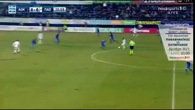 Marcus Berg Goal - Kerkyra 0-1 Panathinaikos 22.01.2017