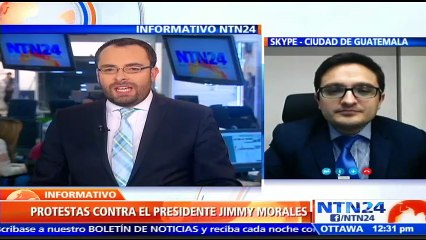 Familiares del presidente de Guatemala “participaron en los artificios que se utilizaron para defraudar al Estado”: Fiscal Juan Francisco Sandoval a NTN24