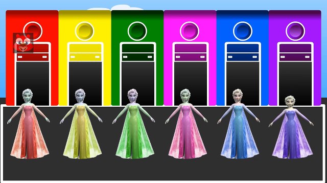 Эльза Цвета для детей, чтобы узнать с Color Замороженные Цвета для детей, чтобы узнать, Обучение Видео