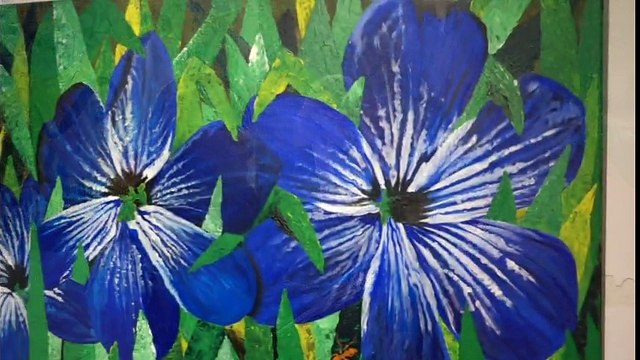 Exposition à l'improviste de l'artiste-peintre Cloé_Jalipa : le vernissage