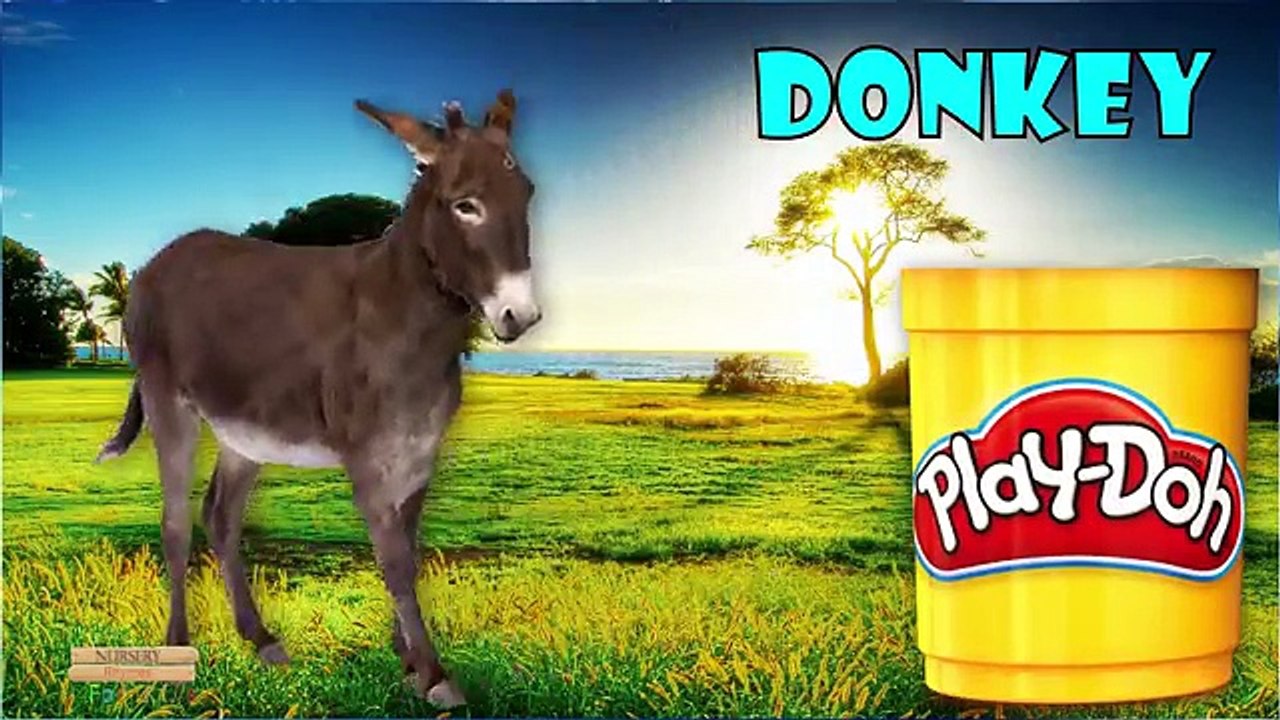 Learn Play Doh Farm Animals Names & Animals Sounds | Learning Farm Animals Names for Kids