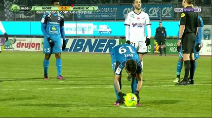 Jimmy Roye penalty Goal HD - Niort 1 - 0 Amiens - 20.01.2017