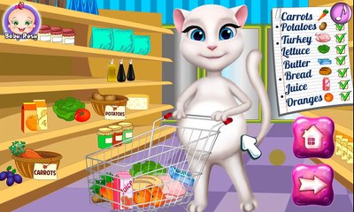 Pregnant Angela Shopping - top baby angela games new for kids