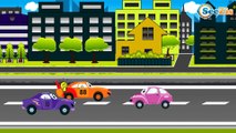 Carros de Carreras es Rojo y sus amigos infantiles - Carritos para niños - Caricatura de carros