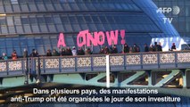 Manifestations anti-Trump à l'étranger