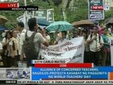 NTG: Alliance of Concerned Teachers, nagkilos-protesta kasabay ng paggunita ng World Teacher's Day