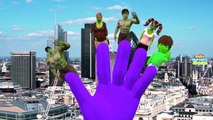 Hulk Vs Red Hulk & Hulk Vs Superman & Hulk Vs Spiderman Finger Family Children Nursery Rhymes