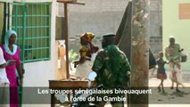 Les troupes sénégalaises bivouaquent à l'orée de la Gambie