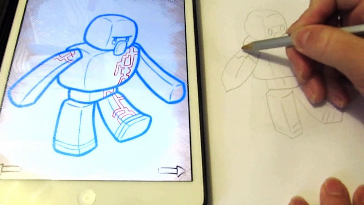Как нарисовать Chibi Minecraft для детей How to draw for children How to Draw Chibi Minecraft Iron Golem