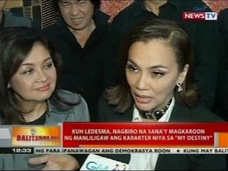 Kuh Ledesma, nagbiro na sana'y magkaroon ng manliligaw ang karakter niya sa 'My Destiny'