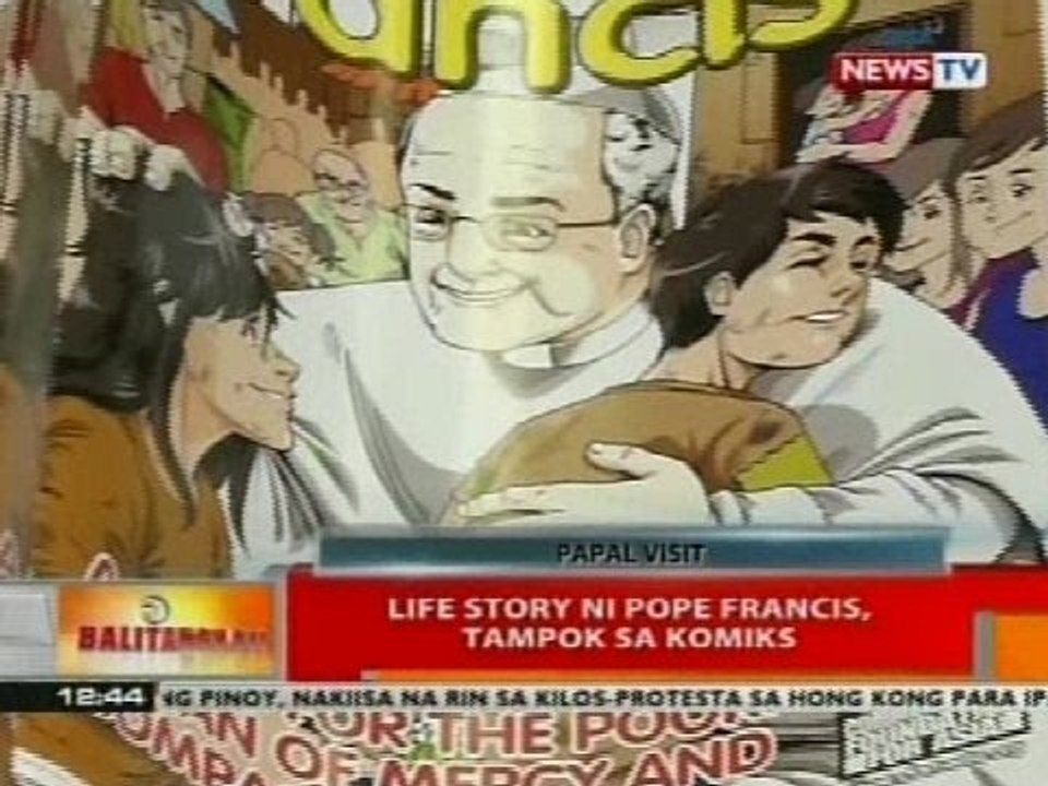 BT: Life story ni Pope Francis, tampok sa komiks