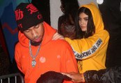 Kylie Jenner Flashes Her Diamond Ring Out In Los Angeles With Tyga
