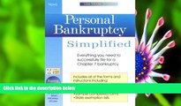 READ book Personal Bankruptcy Simplified (Law Made Simple) Daniel Sitarz Full Book