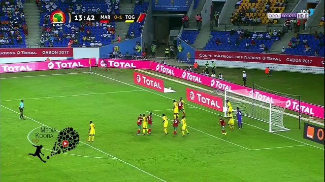 Maroc 3-1 Togo - les Buts - 20.01.2017 - اهداف المغرب 3-1 الطوغو
