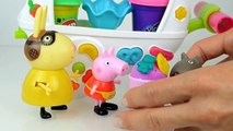 Peppa pig Play doh Ice Cream Playset Playdough Cartoon Toys