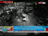 Pulis, arestado dahil sa pamamaril umano sa isang bar kung saan napatay ang isang waiter