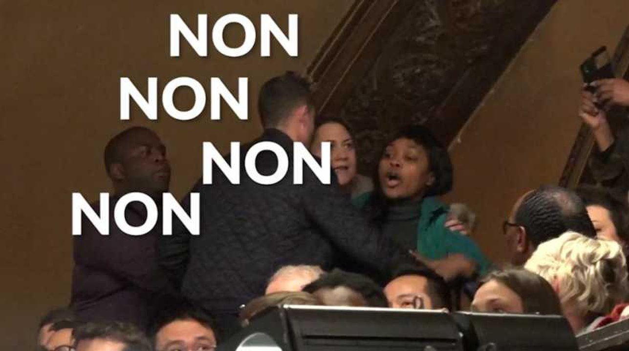 Tous les perturbateurs semblaient s'être donné rendez-vous au meeting de Manuel Valls