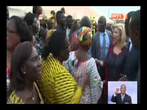 RTI-La Première Dame, Mme Dominique OUATTARA en visite à Abengourou