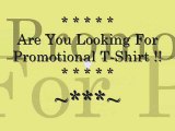 Promotional T-Shirt Manufacturer Malaysia