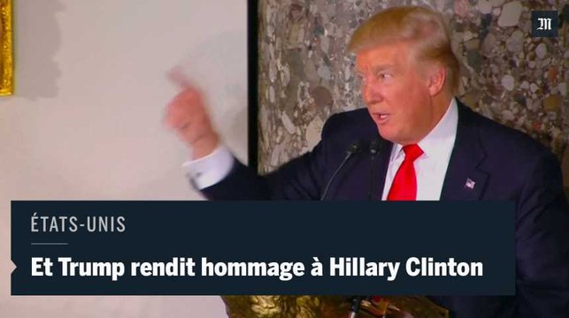 Et Donald Trump demanda une standing ovation pour Hillary Clinton