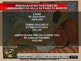 24 Oras: Ilang mamahaling paintings na binabawi ng gobyerno, wala na sa condo ni Rep. Marcos