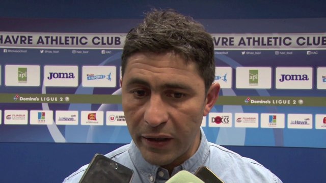 Après HAC - GFC Ajaccio (1-2), réaction d'Oswald Tanchot