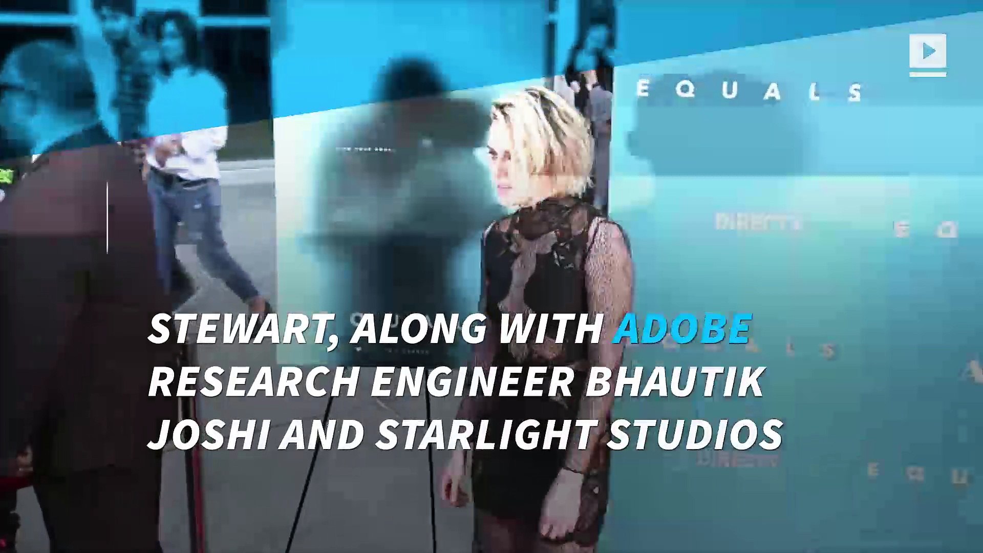 Kristen Stewart co-wrote a paper on artificial intelligence