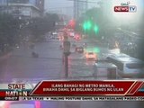 SONA: Ilang bahagi ng Metro Manila, binaha dahil sa biglang buhos ng ulan